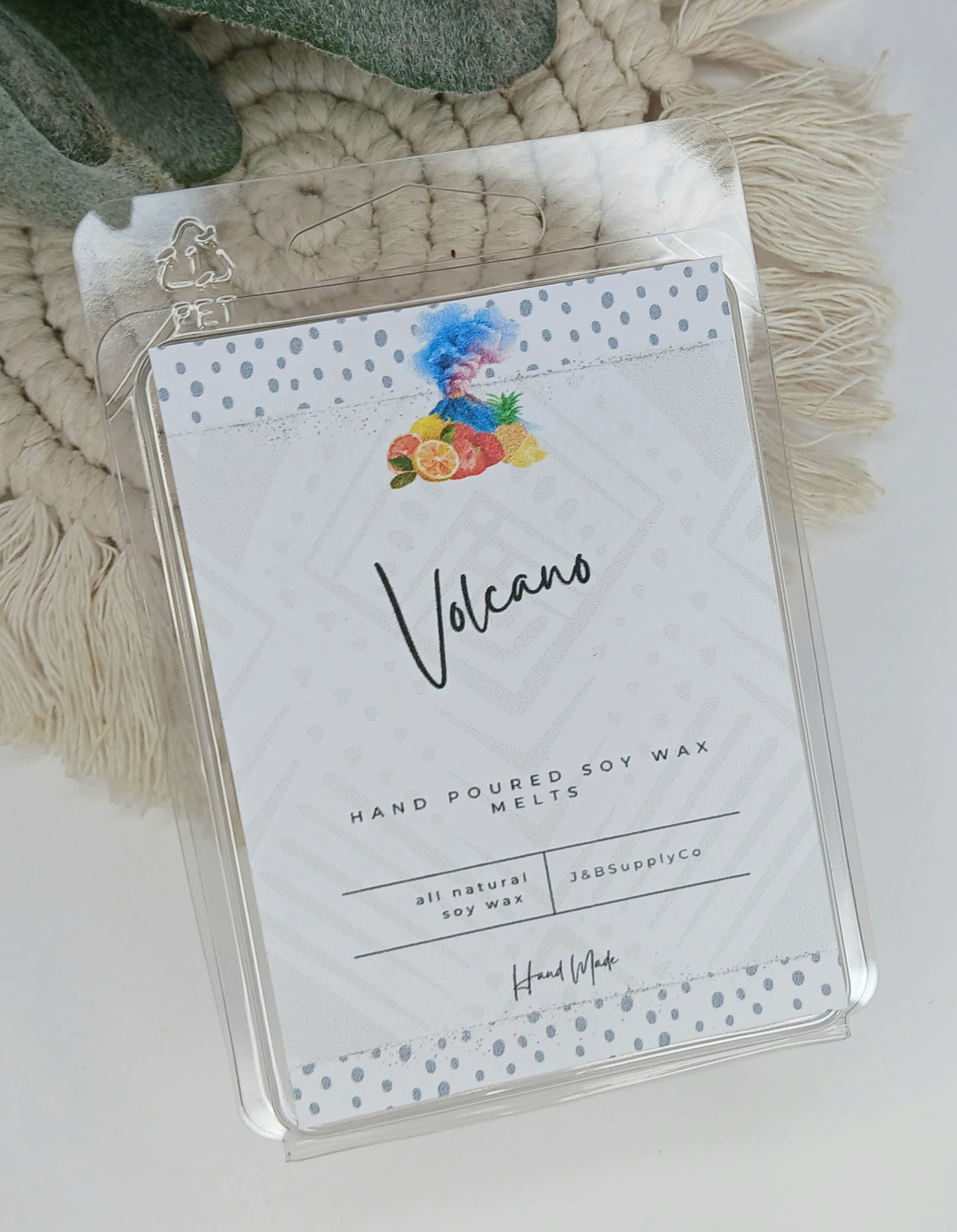 Volcano Scented 2.5oz Soy Wax Melt Bar