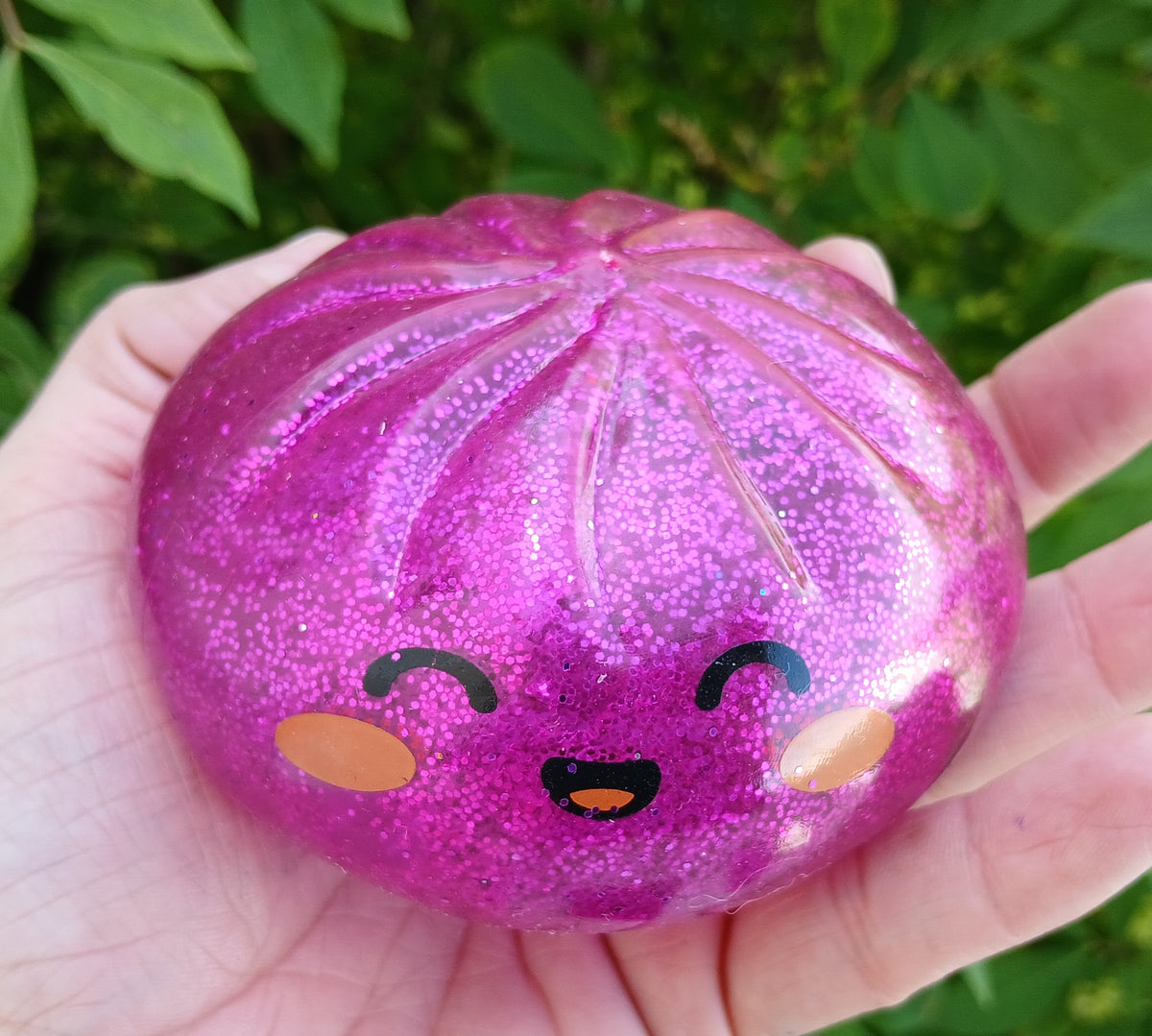 Glitter Gel Filled Dumpling squishy's : RTS Fun booth fillers