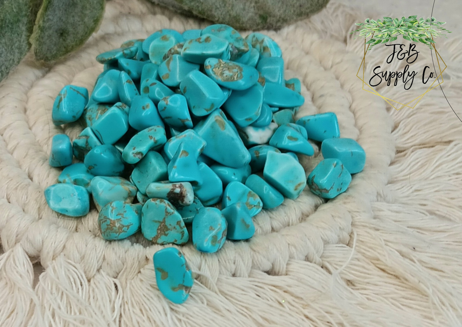2oz small turqoise stones